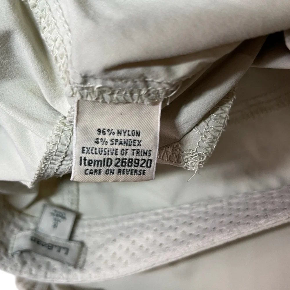 L.Bean Hiking Capri Pants Womens Size 8 Beige Lightweight Outdoor Travel - Picture 8 of 8